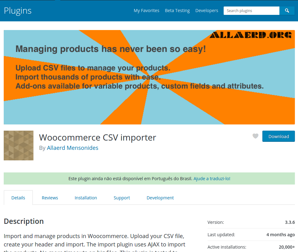 Plugin  Woocommerce CSV importer 3.3.6 – Arbitrary File Deletion – Unlink